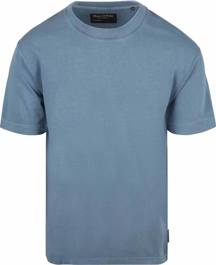 Marc O'Polo Heavy T-Shirt Blauw