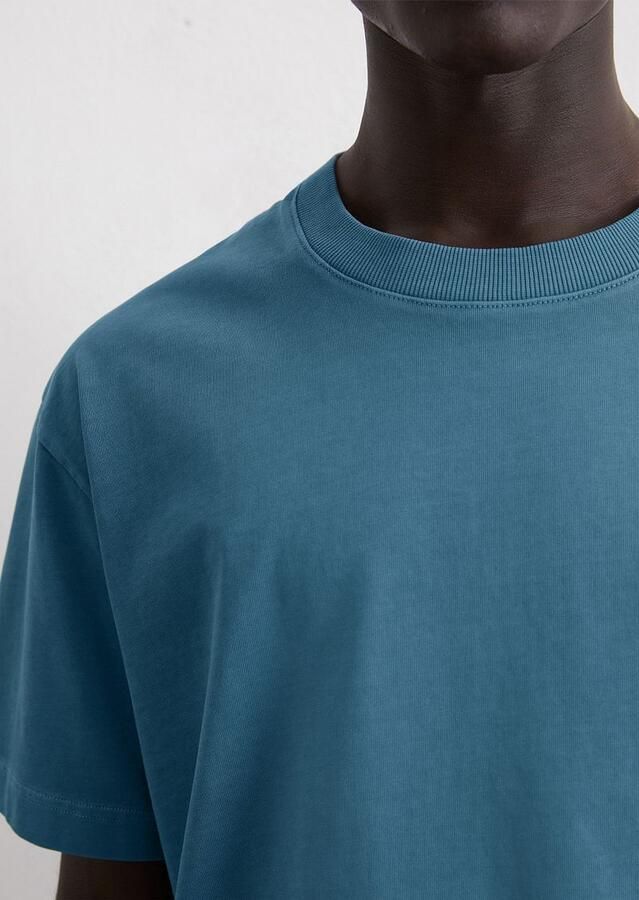Marc O'Polo Heavy T-Shirt Blauw - Foto 3
