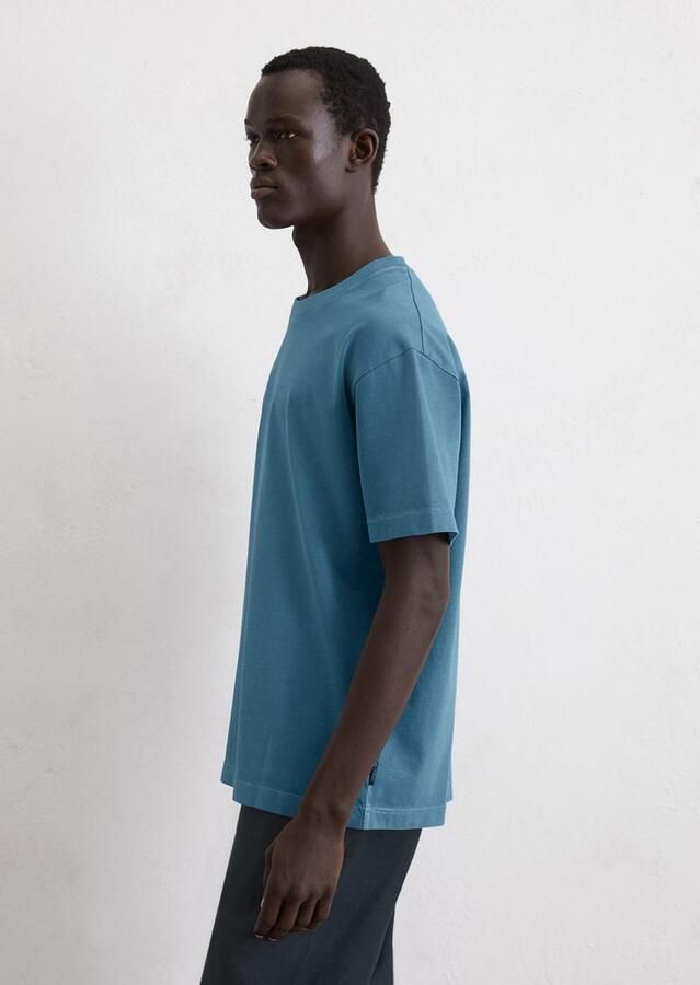 Marc O'Polo Heavy T-Shirt Blauw - Foto 4