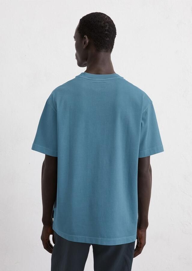 Marc O'Polo Heavy T-Shirt Blauw - Foto 5