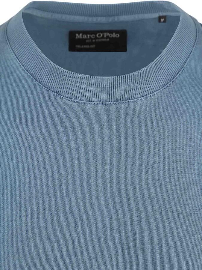 Marc O'Polo Heavy T-Shirt Blauw - Foto 2