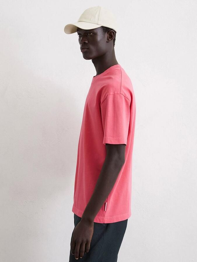 Marc O'Polo Heavy T-Shirt Roze - Foto 3