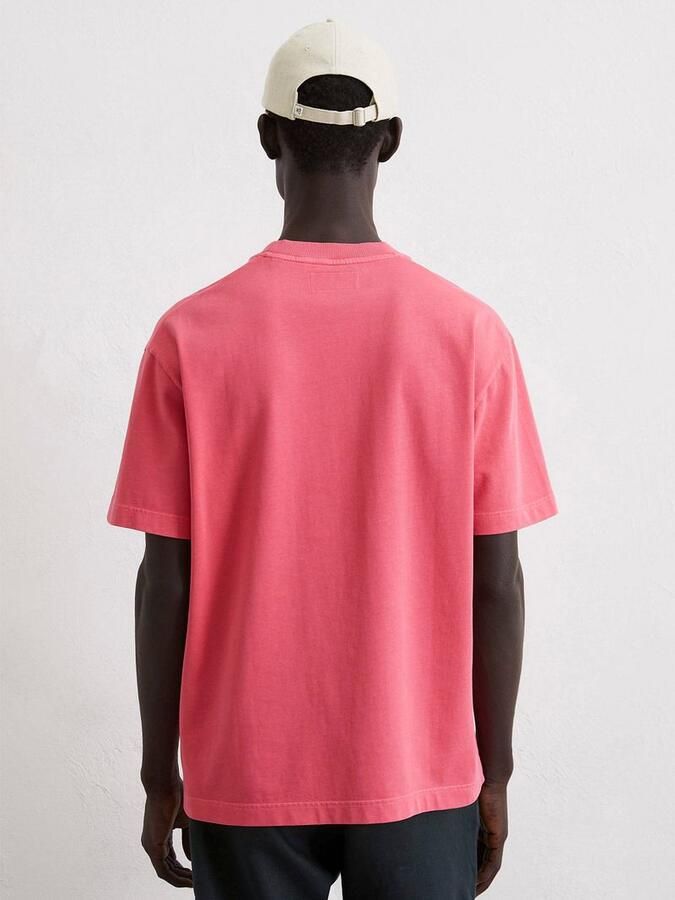 Marc O'Polo Heavy T-Shirt Roze - Foto 4