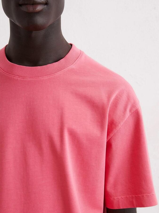 Marc O'Polo Heavy T-Shirt Roze - Foto 5
