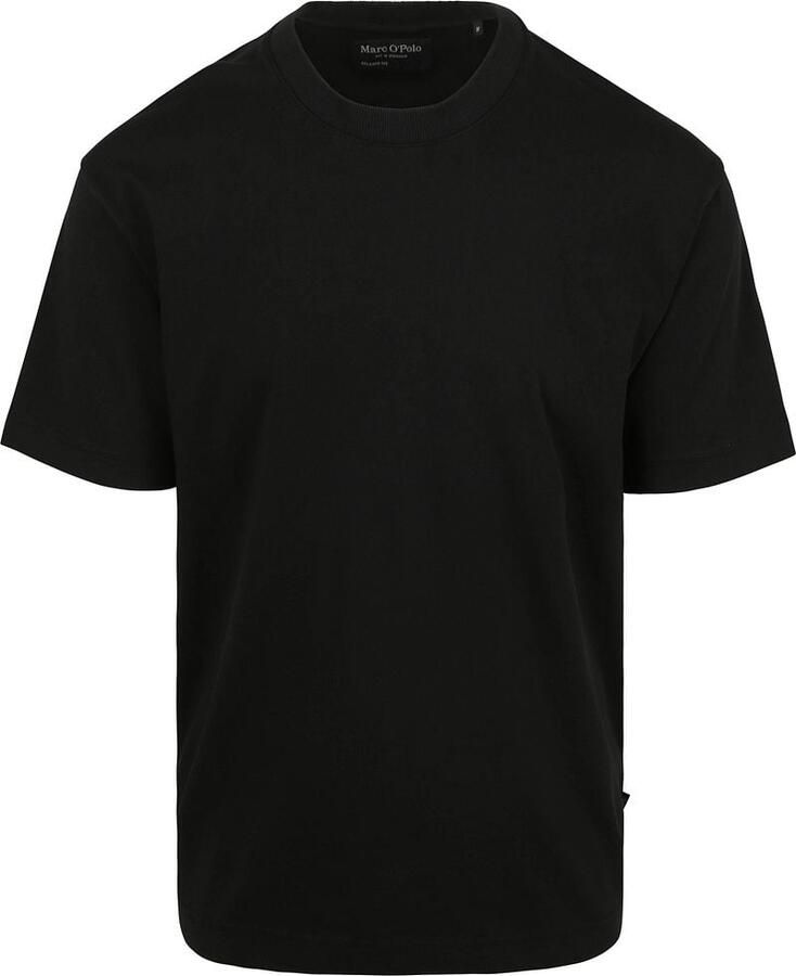 Marc O'Polo T-shirt Heavy T-Shirt Zwart