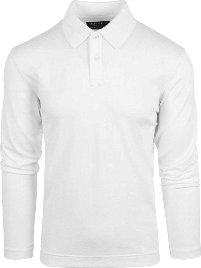 Marc O'Polo shirt met lange mouwen White Heren