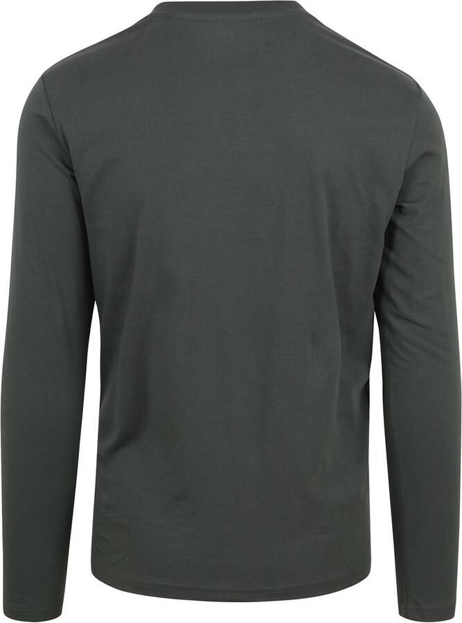 Marc O'Polo Marc &O&amp;amp;amp;#39;Polo; Long Sleeve T-Shirt Donkergroen Groen Heren - Foto 2