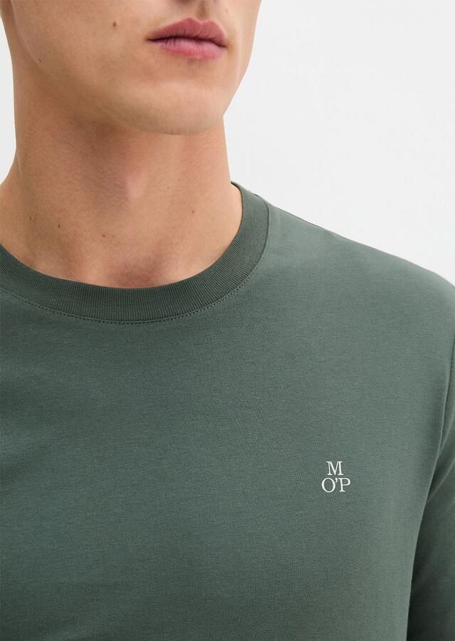 Marc O'Polo Marc &O&amp;amp;amp;#39;Polo; Long Sleeve T-Shirt Donkergroen Groen Heren - Foto 4