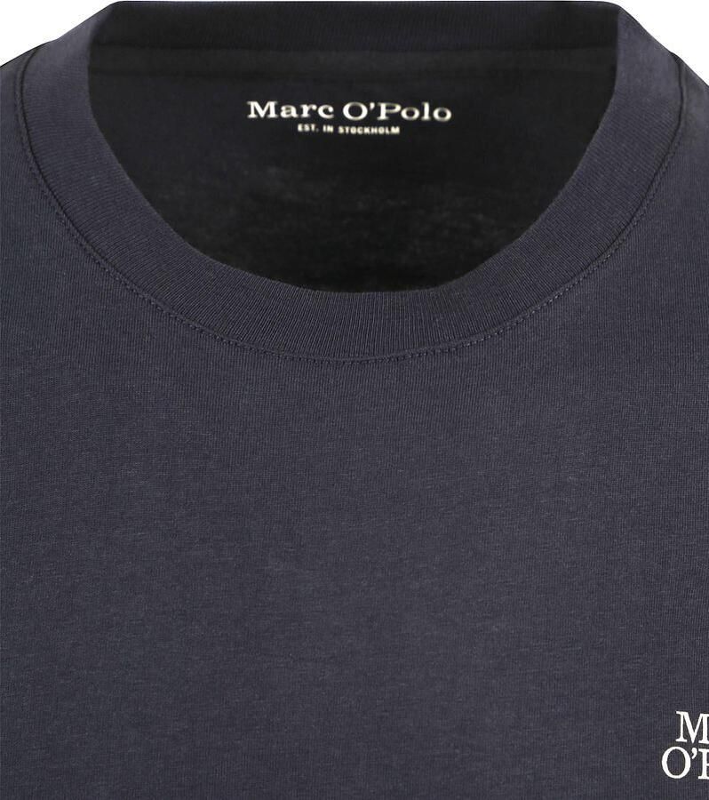 Marc O'Polo Marc &O&amp;amp;amp;amp;#39;Polo; Long Sleeve T-Shirt Navy Blauw Heren - Foto 2