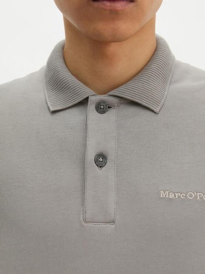 Marc O'Polo Sweater Longsleeve Heavy Poloshirt Graphite Dust - Foto 4
