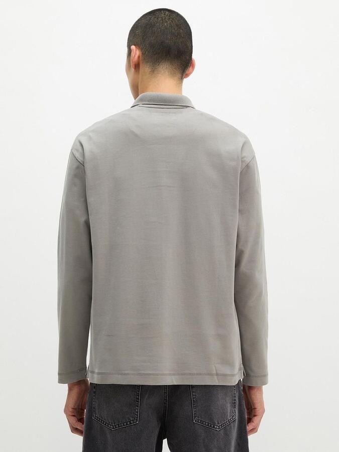 Marc O'Polo Sweater Longsleeve Heavy Poloshirt Graphite Dust - Foto 6