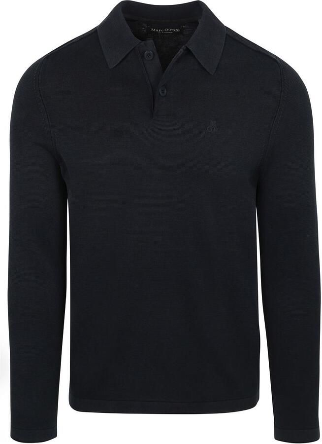 Marc O'Polo Longsleeve Polo Navy