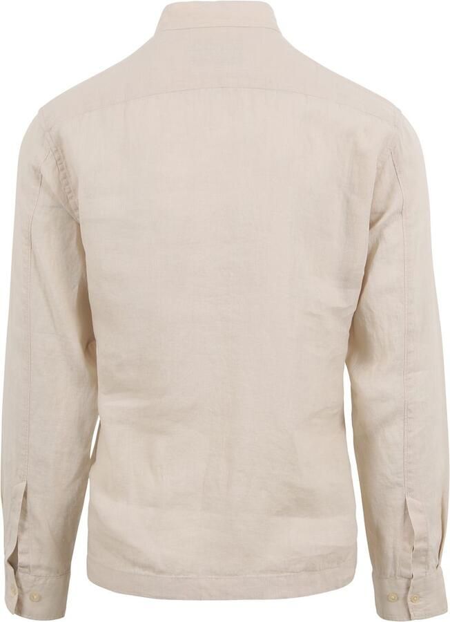 Marc O'Polo Marc &O&amp;amp;amp;amp;#39;Polo; Overhemd Linnen Beige Heren - Foto 3