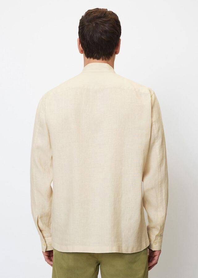 Marc O'Polo Marc &O&amp;amp;amp;amp;#39;Polo; Overhemd Linnen Beige Heren - Foto 5