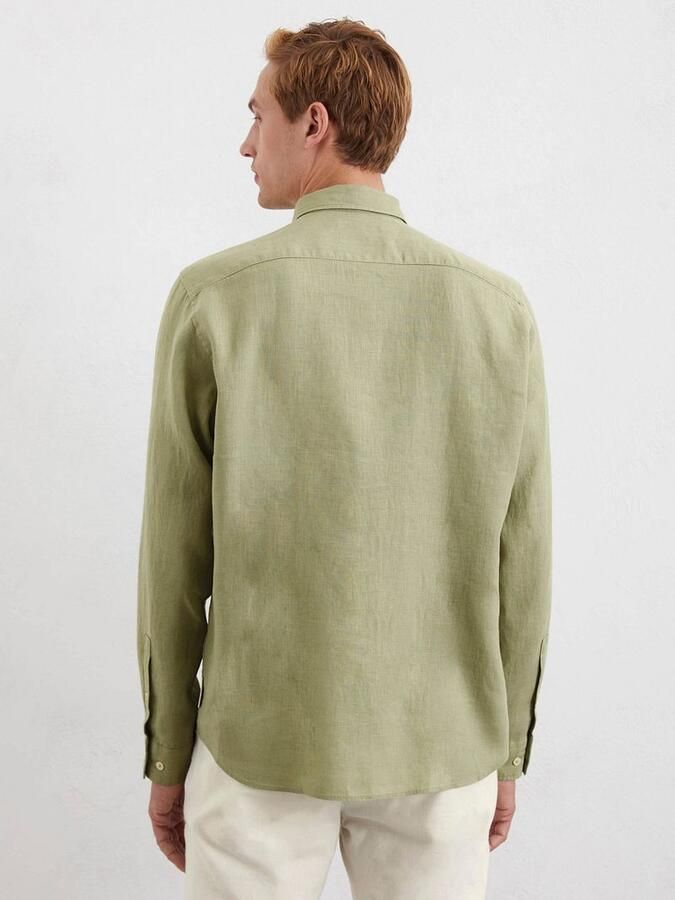 Marc O'Polo Overhemd Lange Mouw Chemise manches longues en lin - Foto 3