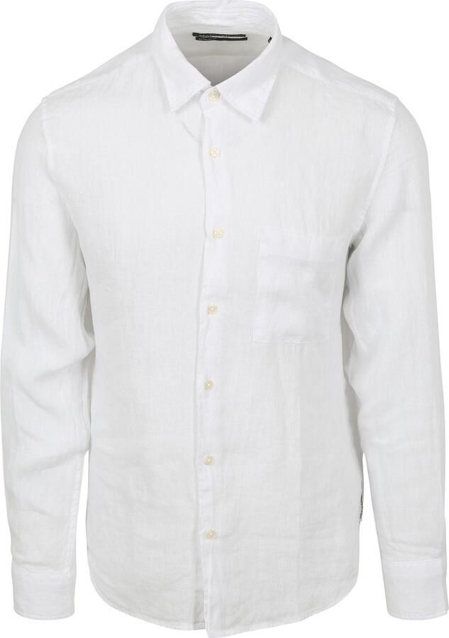 Marc O'Polo Regular fit vrijetijdsoverhemd van puur linnen - Foto 5