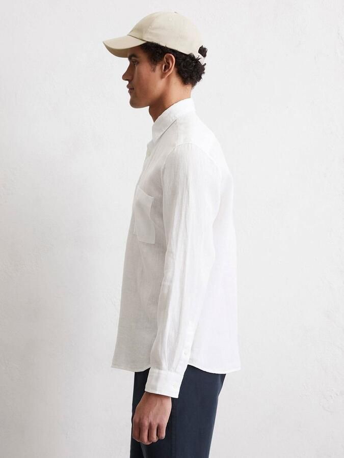 Marc O'Polo Regular fit vrijetijdsoverhemd van puur linnen - Foto 2