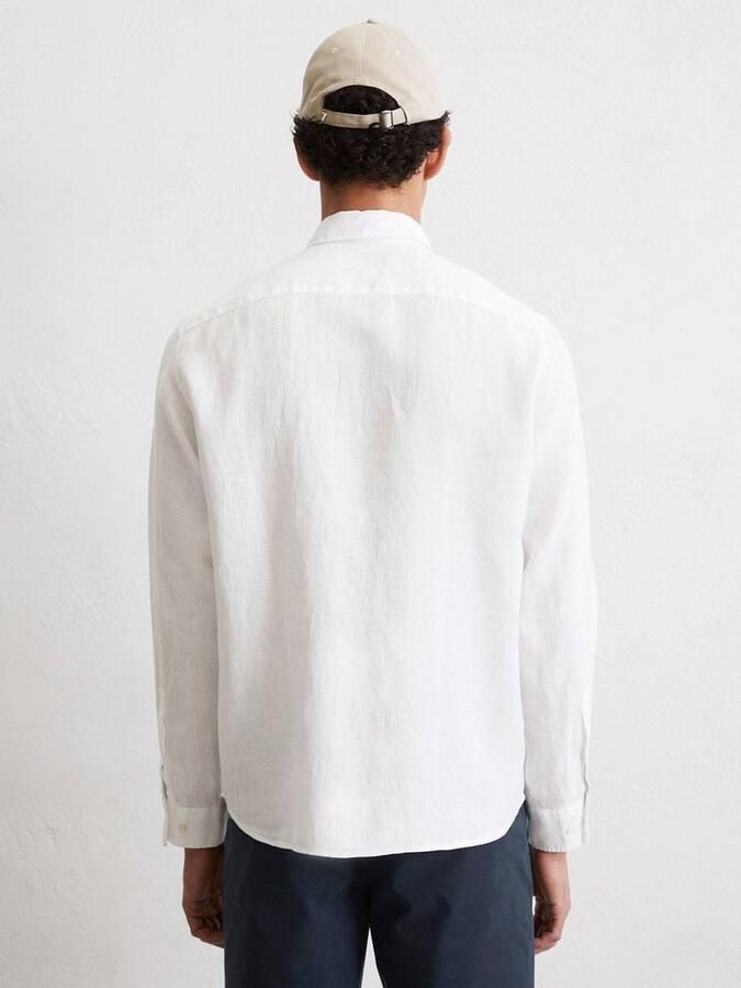 Marc O'Polo Regular fit vrijetijdsoverhemd van puur linnen - Foto 3