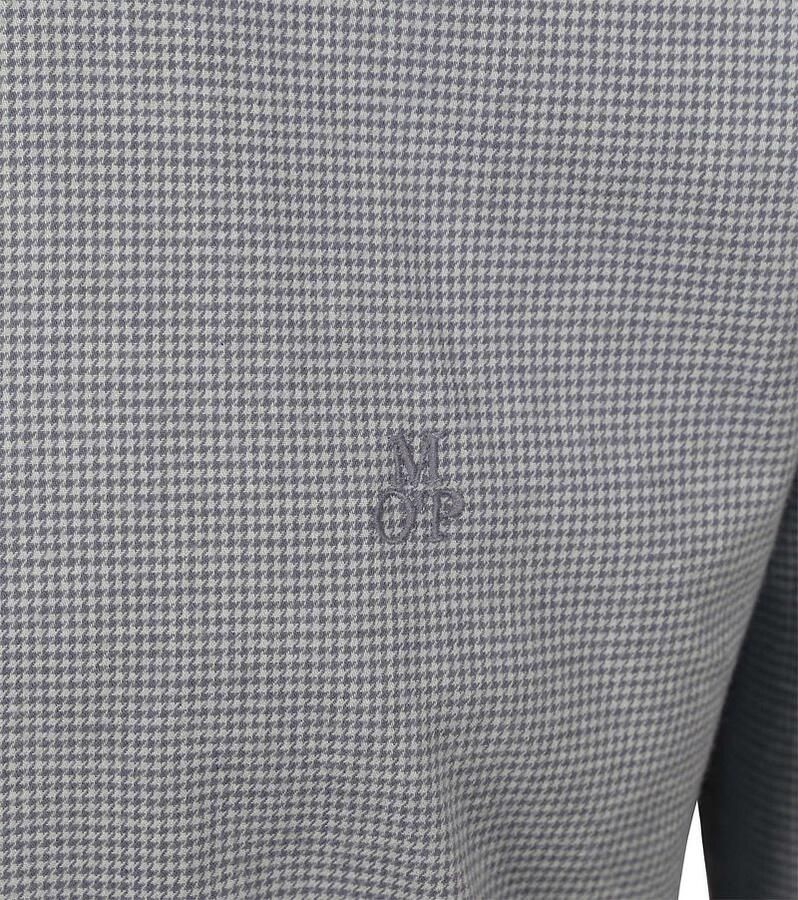 Marc O'Polo Regular fit vrijetijdsoverhemd met labelstitching