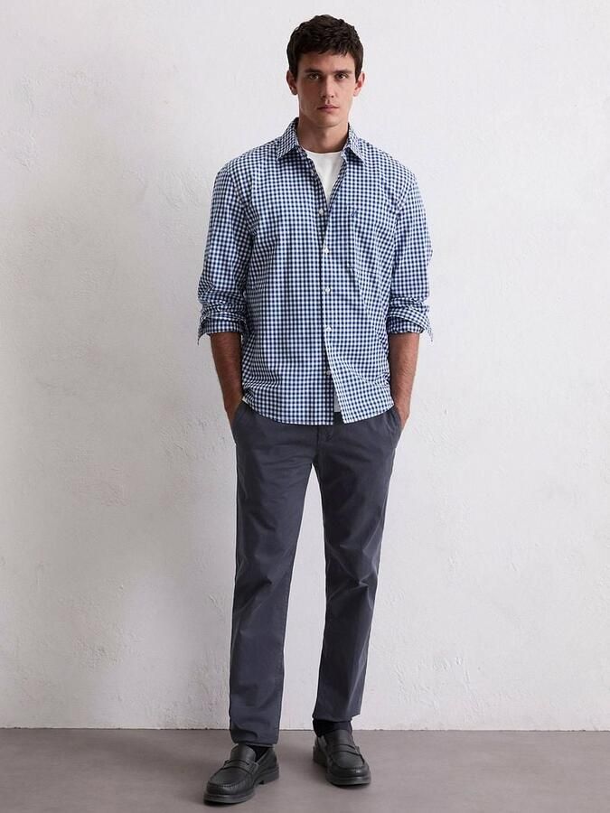 Marc O'Polo Regular fit vrijetijdsoverhemd van puur biologisch katoen met ruitmotief