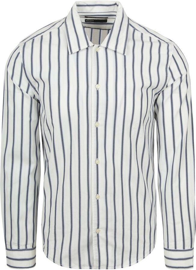 Marc O'Polo Overhemd Streep Blauw