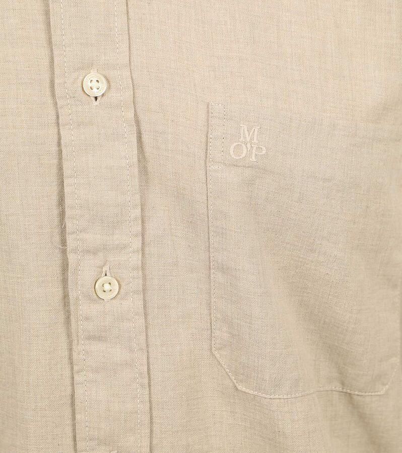 Marc O'Polo Overhemd Twill Beige - Foto 3