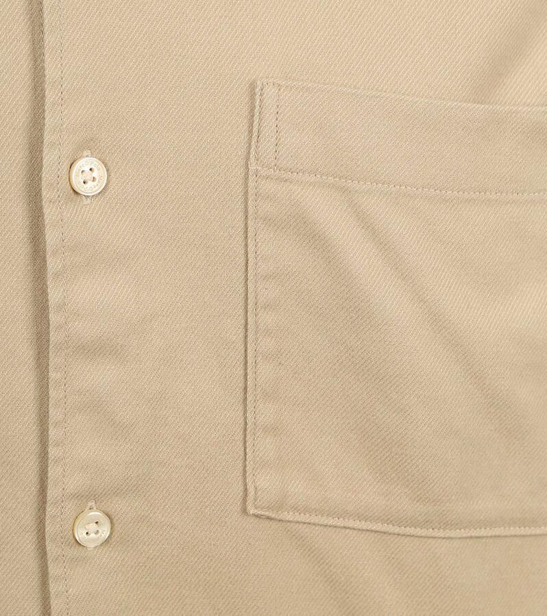 Marc O'Polo Overhemd Lange Mouw Overhemd Twill Flanel Beige - Foto 3