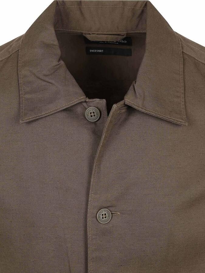 Marc O'Polo regular fit overshirt van mix van lyocell en linnen en katoen - Foto 4