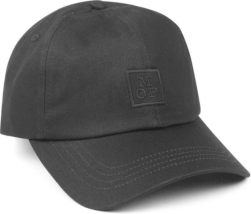 Marc O'Polo Baseballpet met labelstitching
