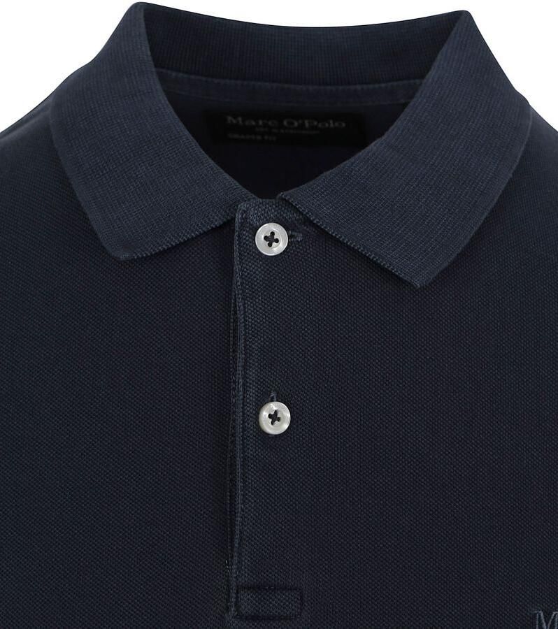 Marc O'Polo shirt met korte mouwen in piqué -stof Blauw Heren - Foto 2