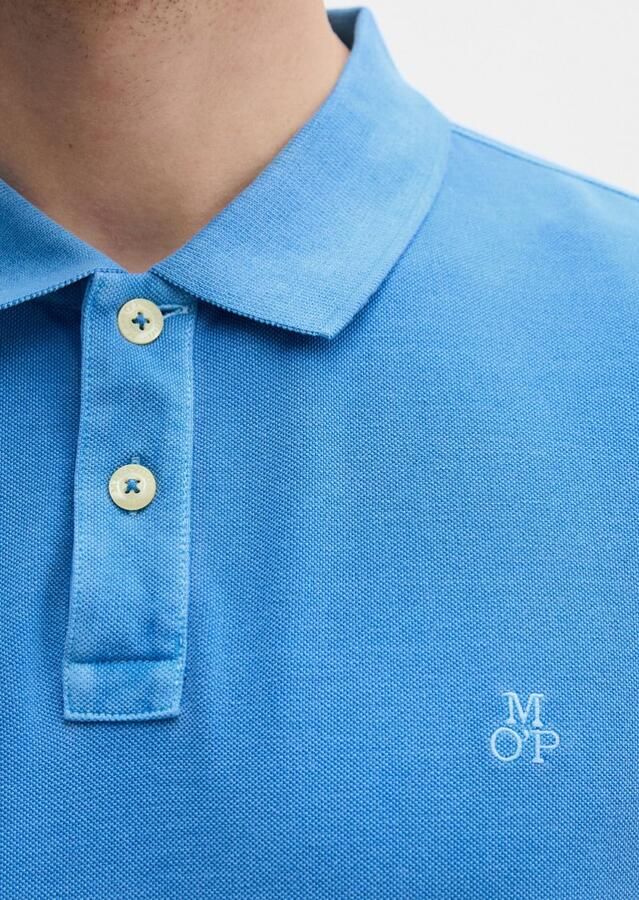Marc O'Polo Poloshirt Faded Blauw - Foto 3