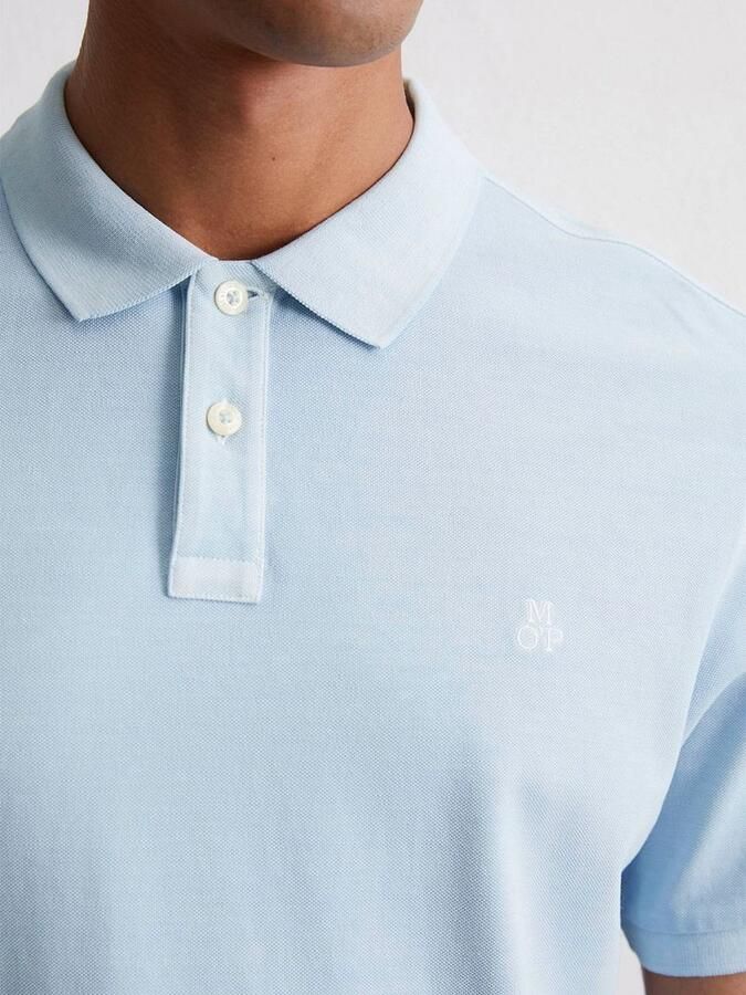 Marc O'Polo Regular fit poloshirt van puur katoen met logostitching - Foto 4