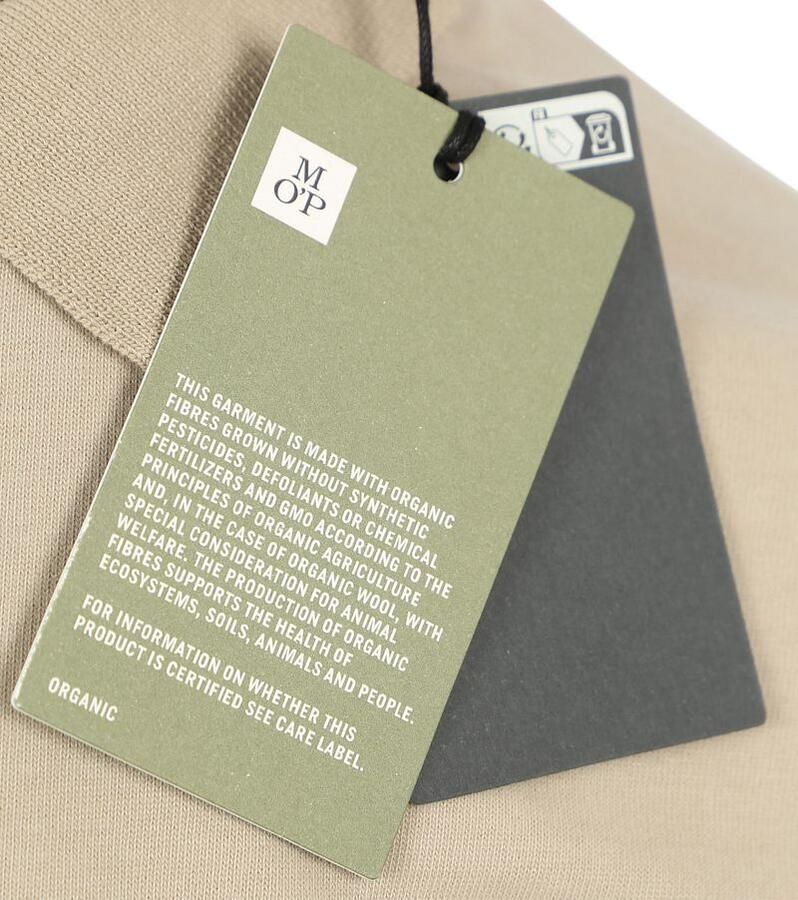 Marc O'Polo shirt met lange mouwen regular Green Beige Blue Heren - Foto 3