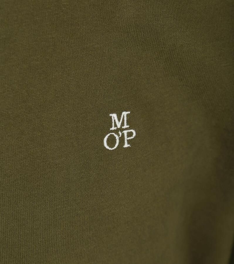 Marc O'Polo shirt met lange mouwen regular Green Beige Blue Heren