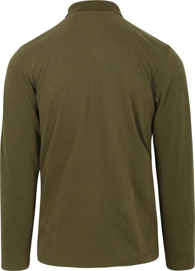 Marc O'Polo shirt met lange mouwen regular Green Beige Blue Heren - Foto 3