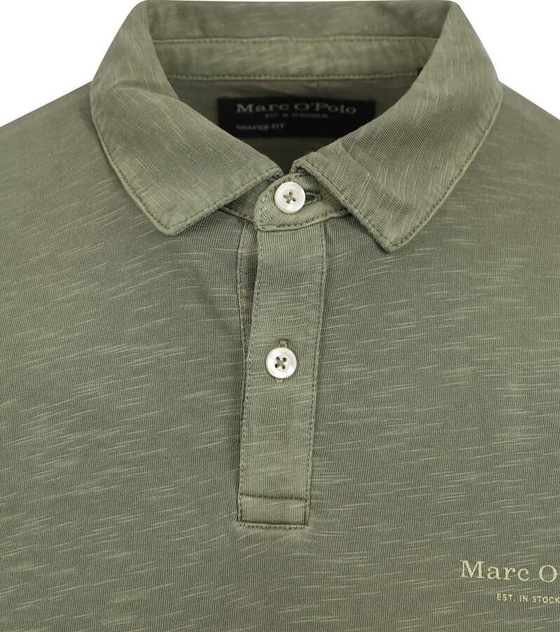 Marc O'Polo Poloshirt van katoen met labeldetail - Foto 2