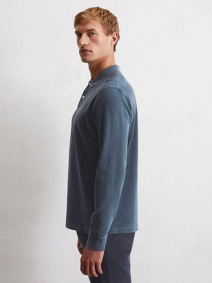 Marc O'Polo shirt met lange mouwen in een reguliere pasvorm Blue Heren - Foto 3