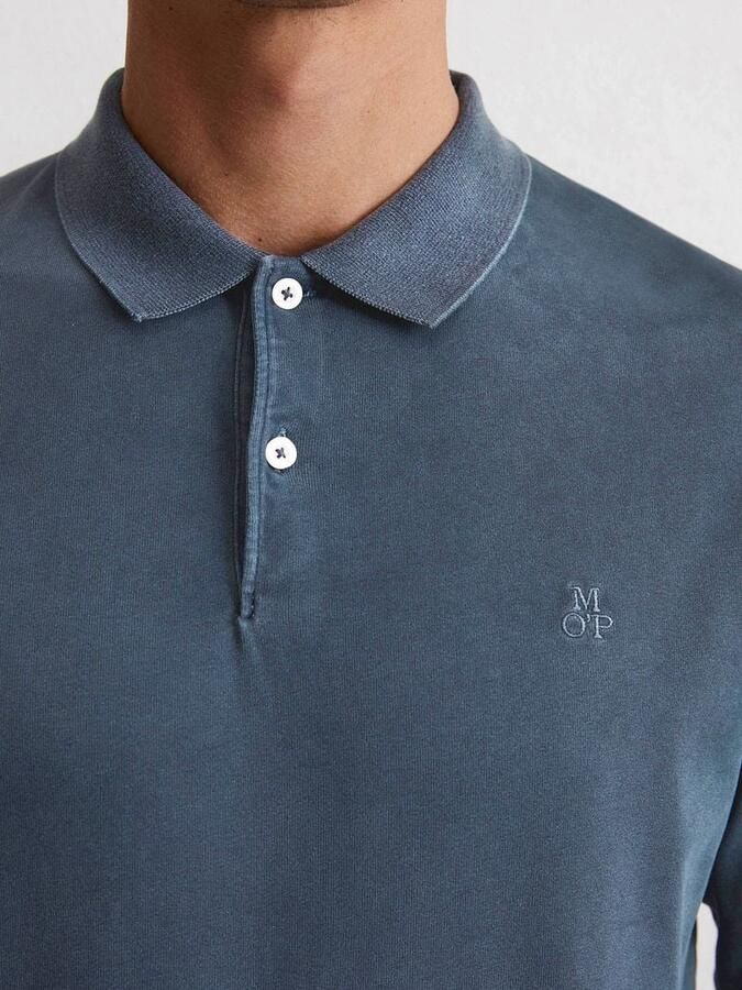 Marc O'Polo shirt met lange mouwen in een reguliere pasvorm Blue Heren - Foto 5