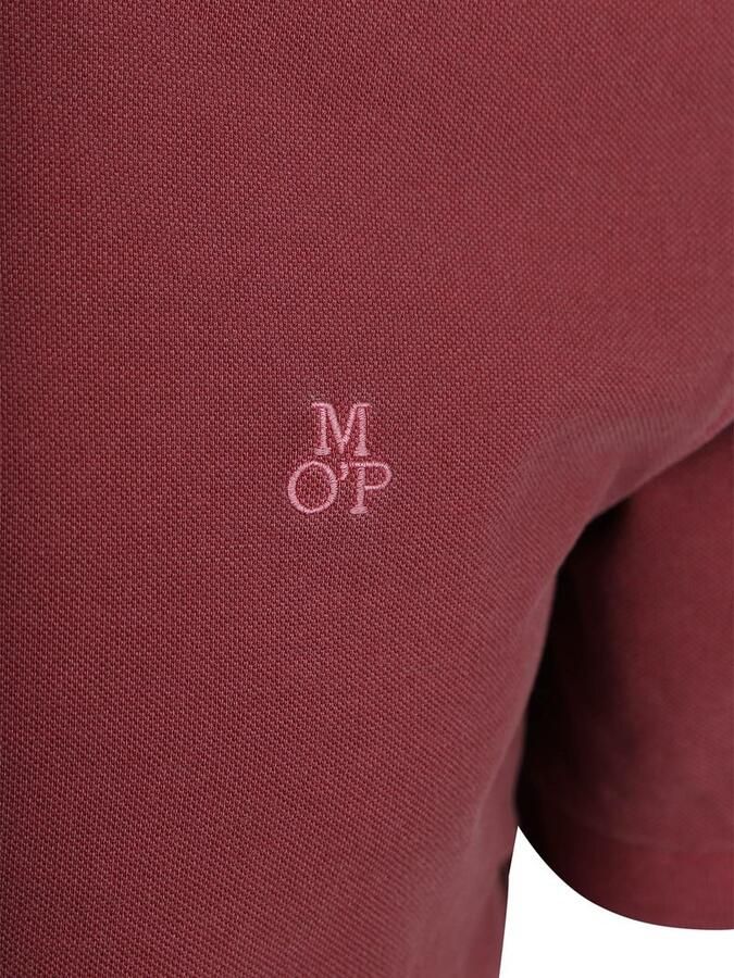 Marc O'Polo Shirt Korte Mouw Poloshirt Piqué Acai Rood