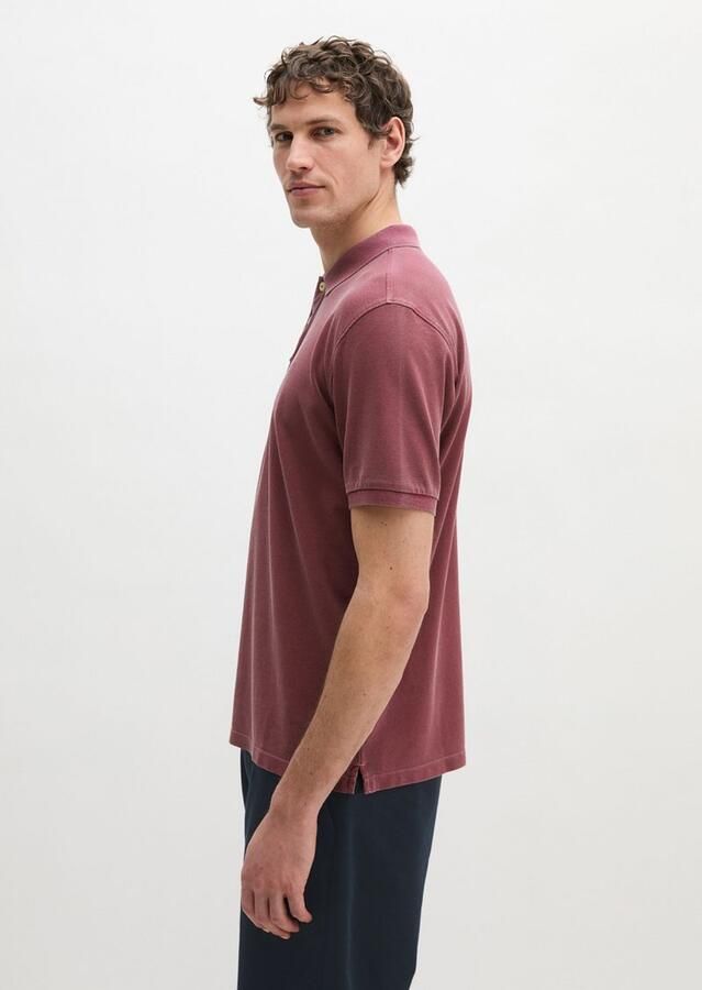 Marc O'Polo Shirt Korte Mouw Poloshirt Piqué Acai Rood - Foto 5