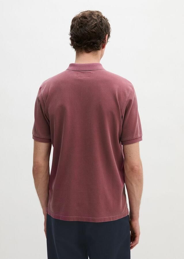 Marc O'Polo Shirt Korte Mouw Poloshirt Piqué Acai Rood - Foto 6