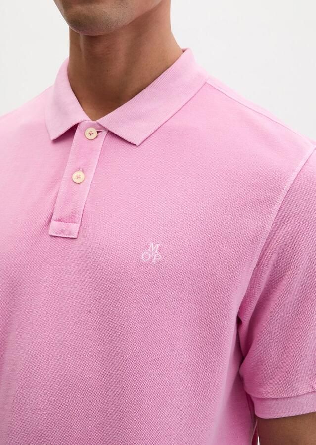 Marc O'Polo T-shirt Korte Mouw Poloshirt Piqué Mellow Roze - Foto 3