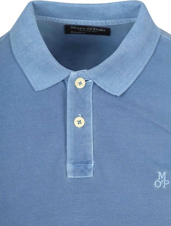 Marc O'Polo Poloshirt Piqué Provincial Blauw - Foto 2
