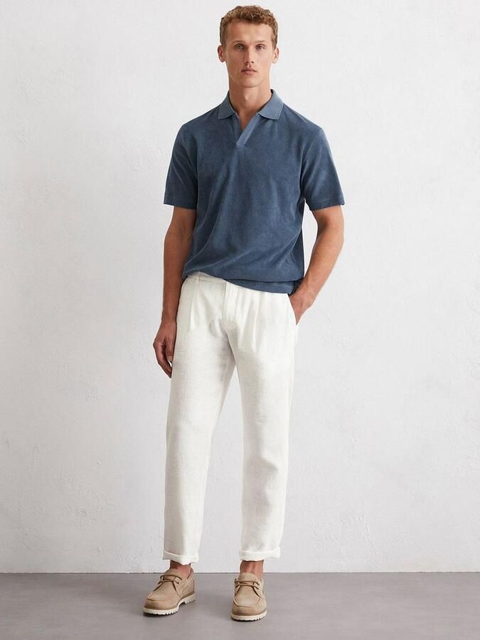 Marc O'Polo Regular fit poloshirt van badstof van katoen