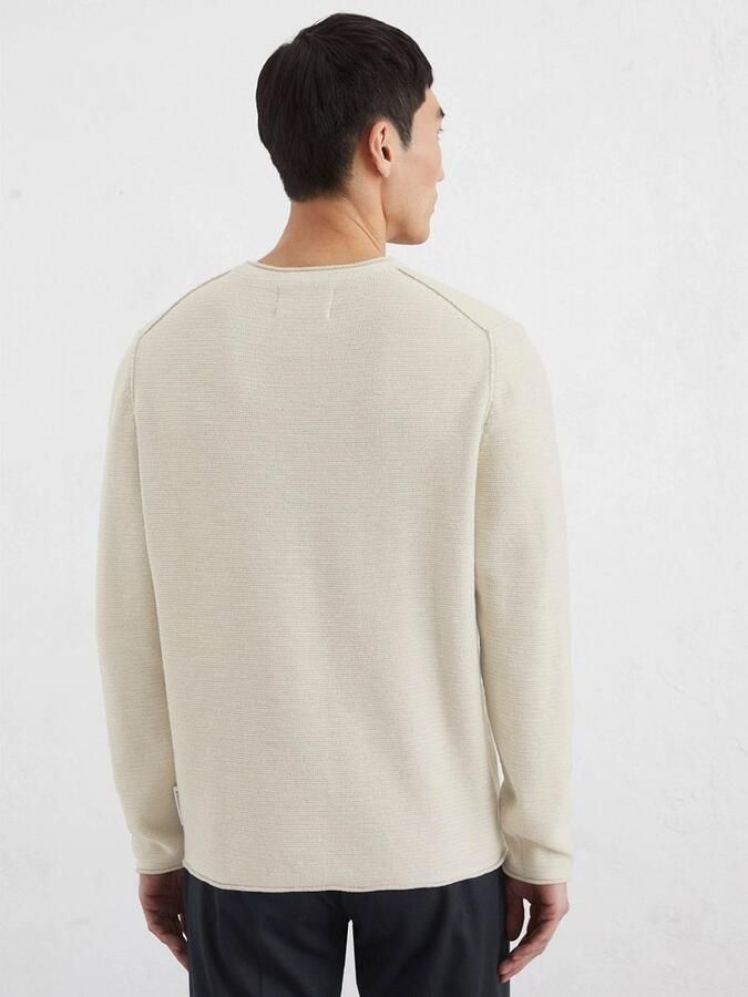 Marc O'Polo Pullover Crewneck Cotton Linen Gray Silk - Foto 4