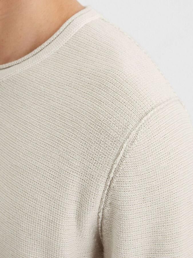 Marc O'Polo Pullover Crewneck Cotton Linen Gray Silk - Foto 5