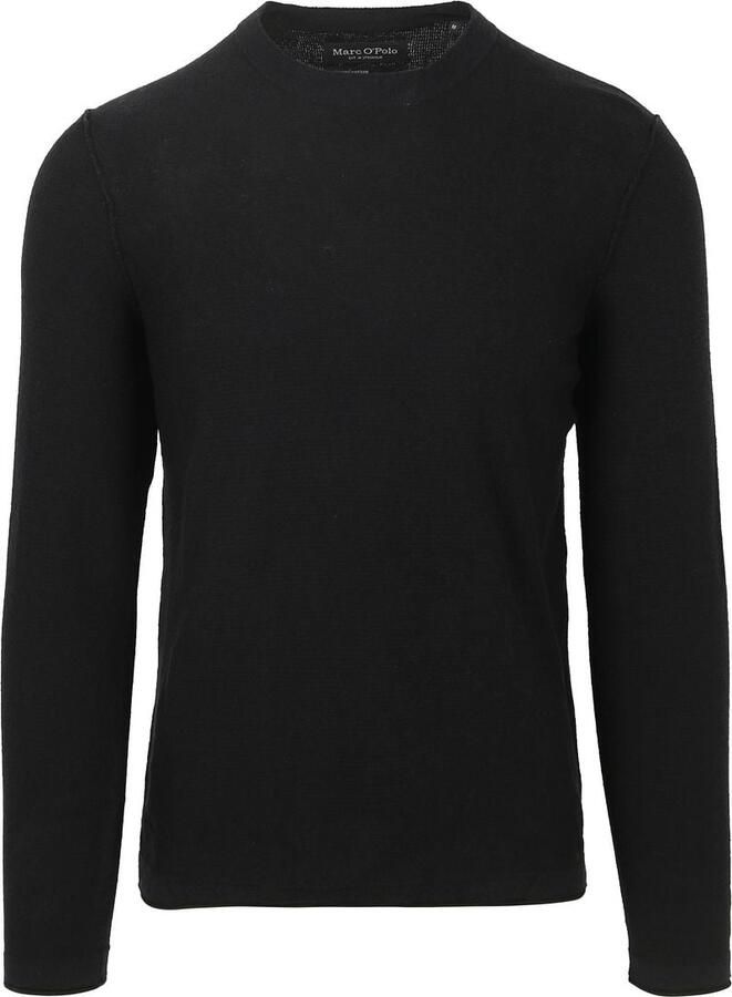 Marc O'Polo Regular fit gebreide pullover van een mix van katoen viscose en linnen - Foto 5