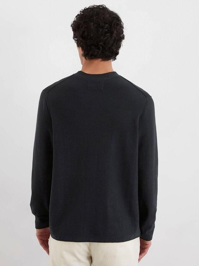 Marc O'Polo Regular fit gebreide pullover van een mix van katoen viscose en linnen - Foto 3