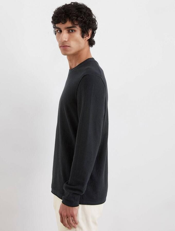 Marc O'Polo Regular fit gebreide pullover van een mix van katoen viscose en linnen - Foto 2