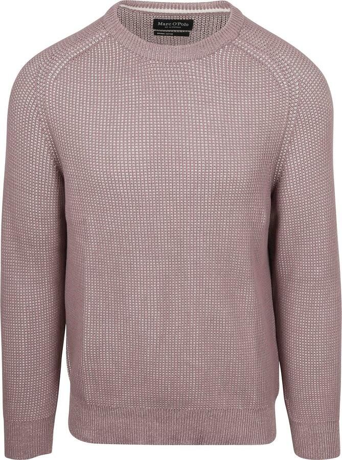 Marc O'Polo Pullover Structured Bi-Colour Mauve
